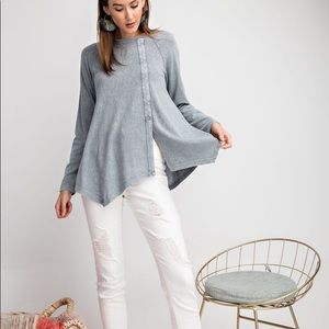 Easel NWT 100% cotton Tunic in blue